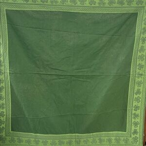 Real Simple Green Tablecloth